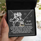 To My Soulmate - Love Dancing Heart Necklace – A Heartfelt Gift to Celebrate Love That Lasts Forever