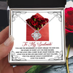Romantic Anniversary, Valentine's Day Gift for Soulmate, Wife, Girlfriend - Carry In My Heart Forever - Love Knot Pendant Necklace
