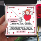 Romantic Anniversary, Valentine's Day Gift for Soulmate, Wife, Girlfriend - Cherish You - Love Knot Pendant Necklace
