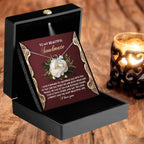 To My Beautiful Soulmate - Love Dancing Heart Necklace – A Romantic Gift Celebrating a Lifetime of Love