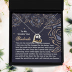 To My Smokin' Hot Soulmate - Love Dancing Heart Necklace – A Romantic Gift for the One Who Lights Up Your World