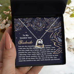 To My Smokin' Hot Soulmate - Love Dancing Heart Necklace – A Romantic Gift for the One Who Lights Up Your World