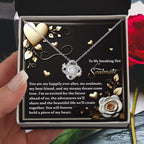 To My Smoking Hot Soulmate - Heartfelt Message Card with Love Knot Necklace