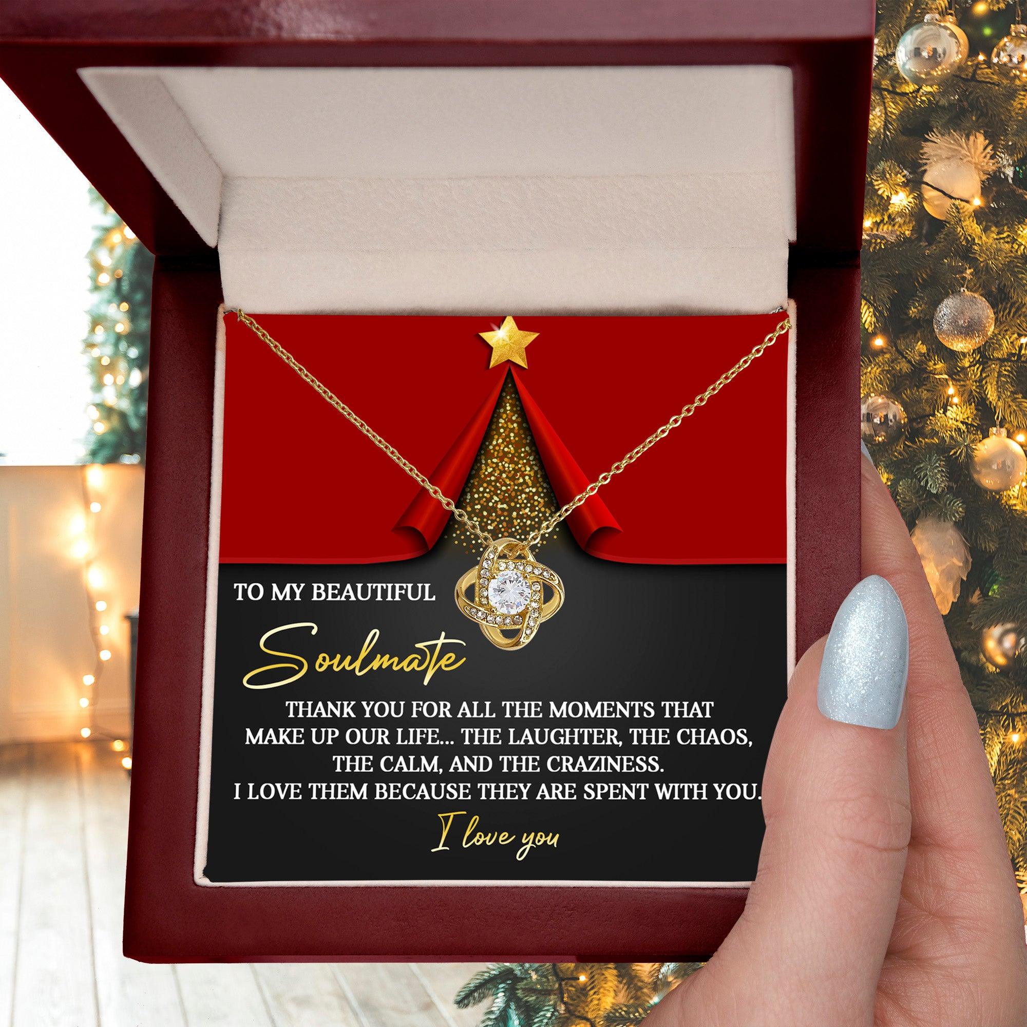 Gift for Soulmate - The Moments - Love Knot Pendant Necklace - Mallard Moon Gift Shop