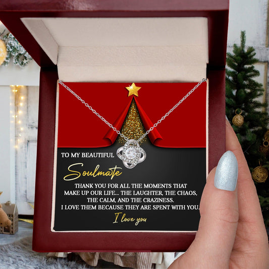 Gift for Soulmate - The Moments - Love Knot Pendant Necklace - Mallard Moon Gift Shop