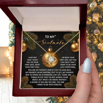 Gift for Soulmate - Without A Doubt - Love Knot Pendant Necklace - Mallard Moon Gift Shop