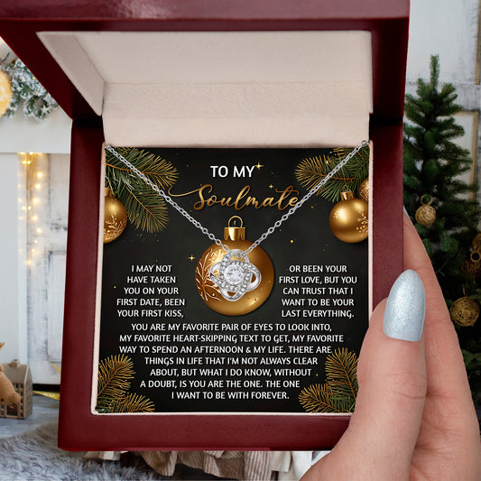 Gift for Soulmate - Without A Doubt - Love Knot Pendant Necklace - Mallard Moon Gift Shop