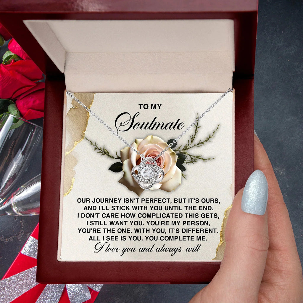 To My Soulmate - You Complete Me Valentine's Day Card – A Heartfelt Message for Your Forever Love
