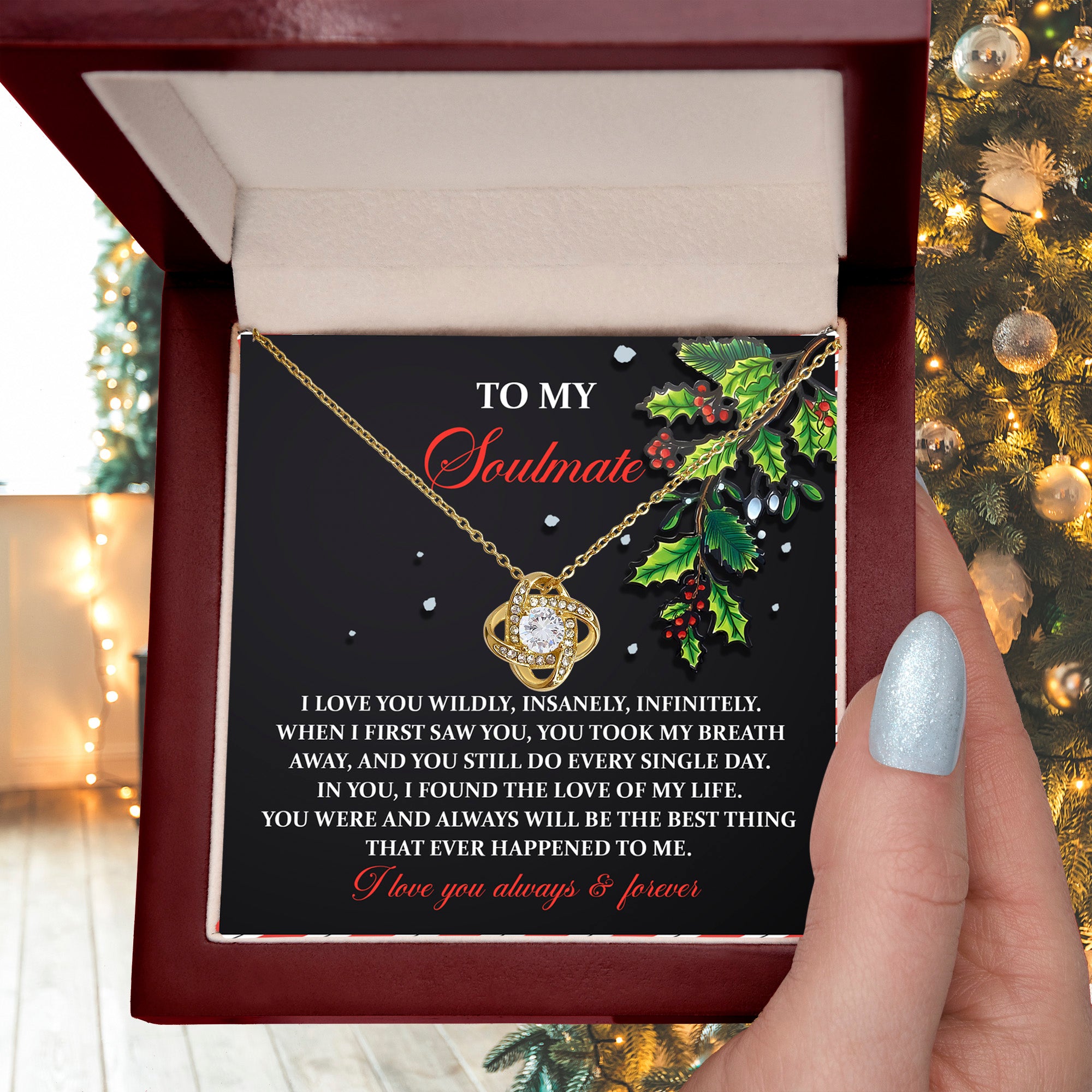 Gift for Soulmate - You Still Do - Love Knot Pendant Necklace - Mallard Moon Gift Shop