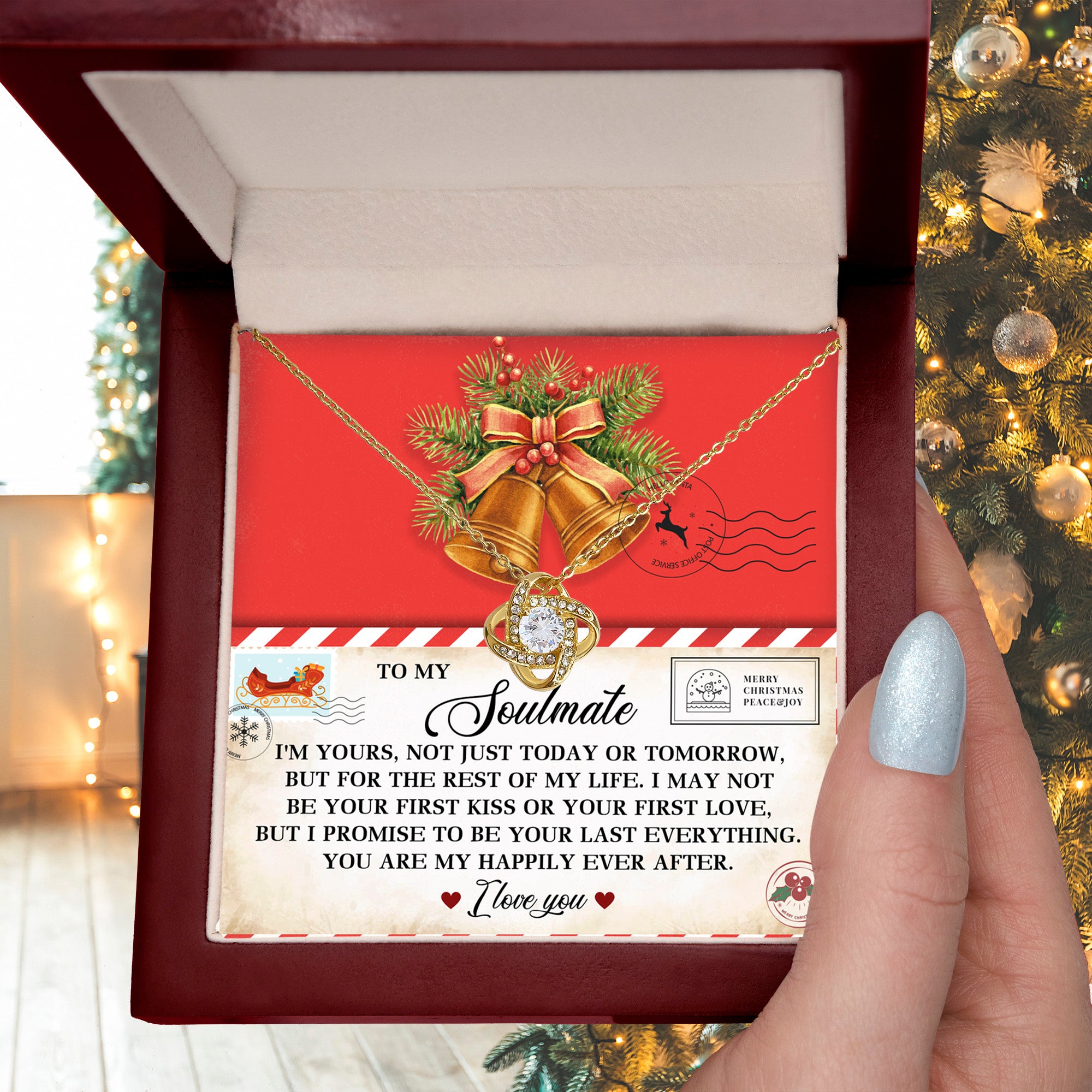 Gift for Soulmate - Happily Ever After - Love Knot Pendant Necklace - Mallard Moon Gift Shop