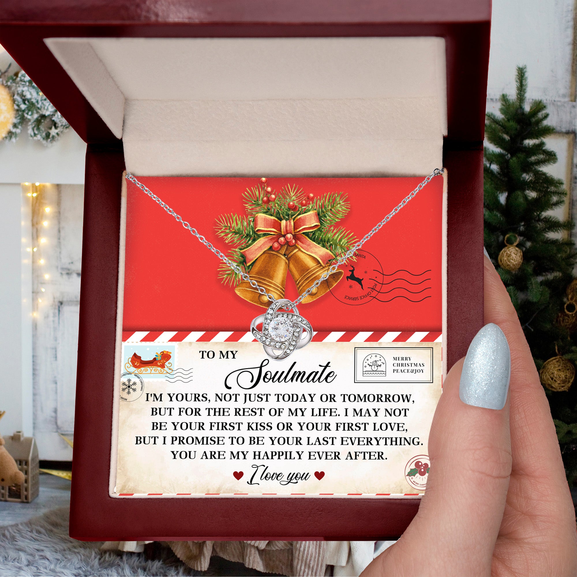 Gift for Soulmate - Happily Ever After - Love Knot Pendant Necklace - Mallard Moon Gift Shop