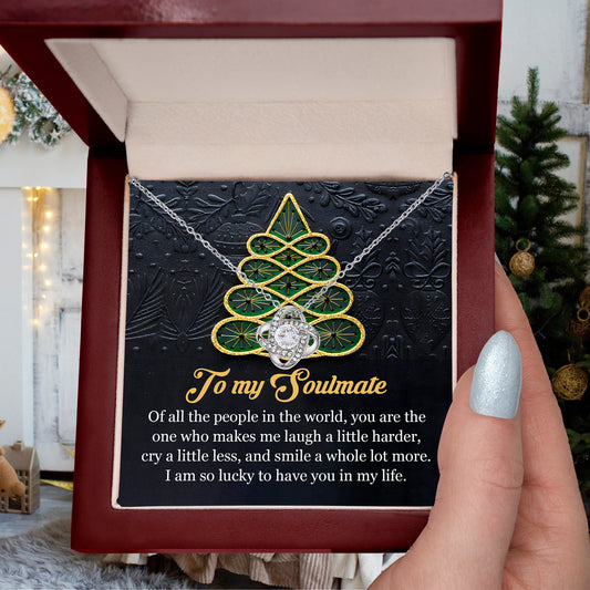 Gift for Soulmate - In My Life - Love Knot Pendant Necklace - Mallard Moon Gift Shop