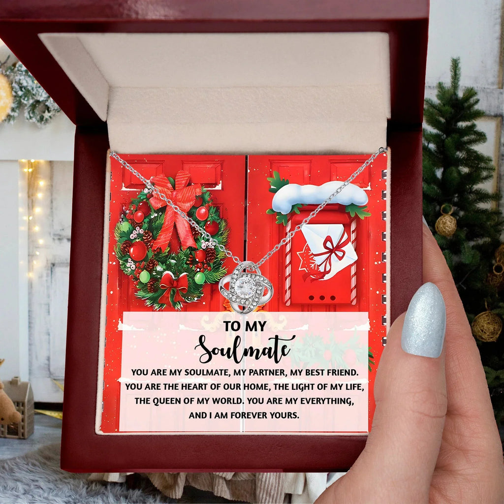 Gift for Soulmate - Our Home - Love Knot Pendant Necklace