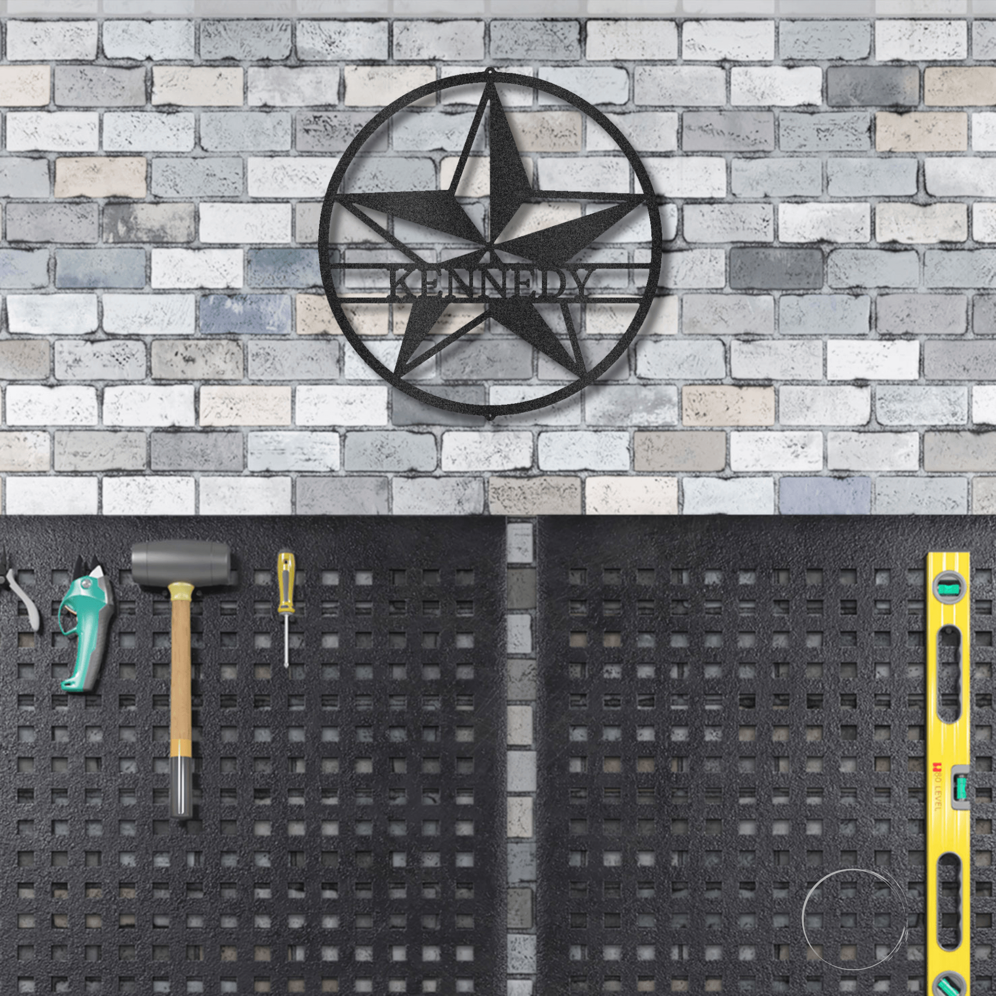 Star Personalized Metal Wall Art Sign - Mallard Moon Gift Shop