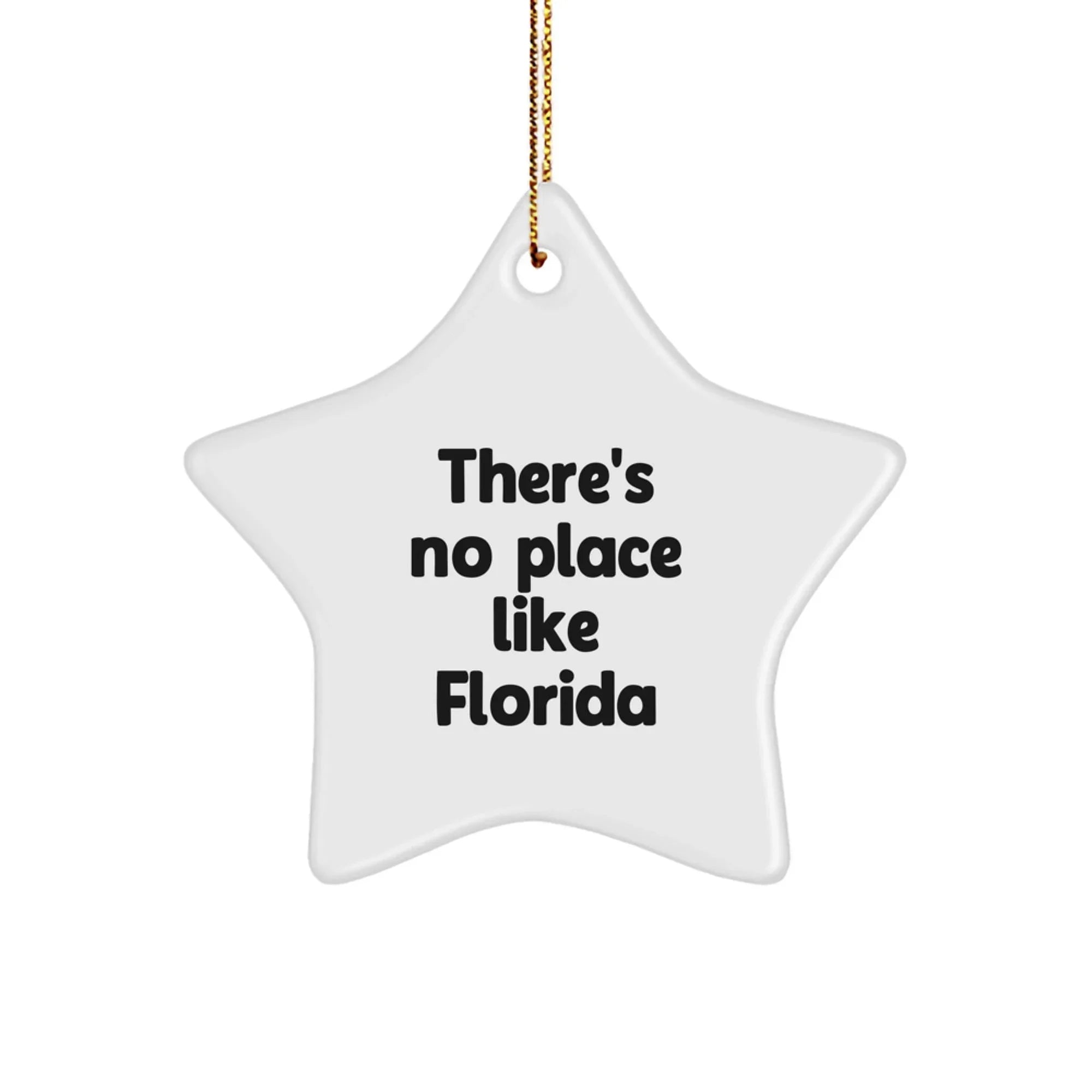 Florida Star Ornament Gifts from Men to Florida Family for Christmas