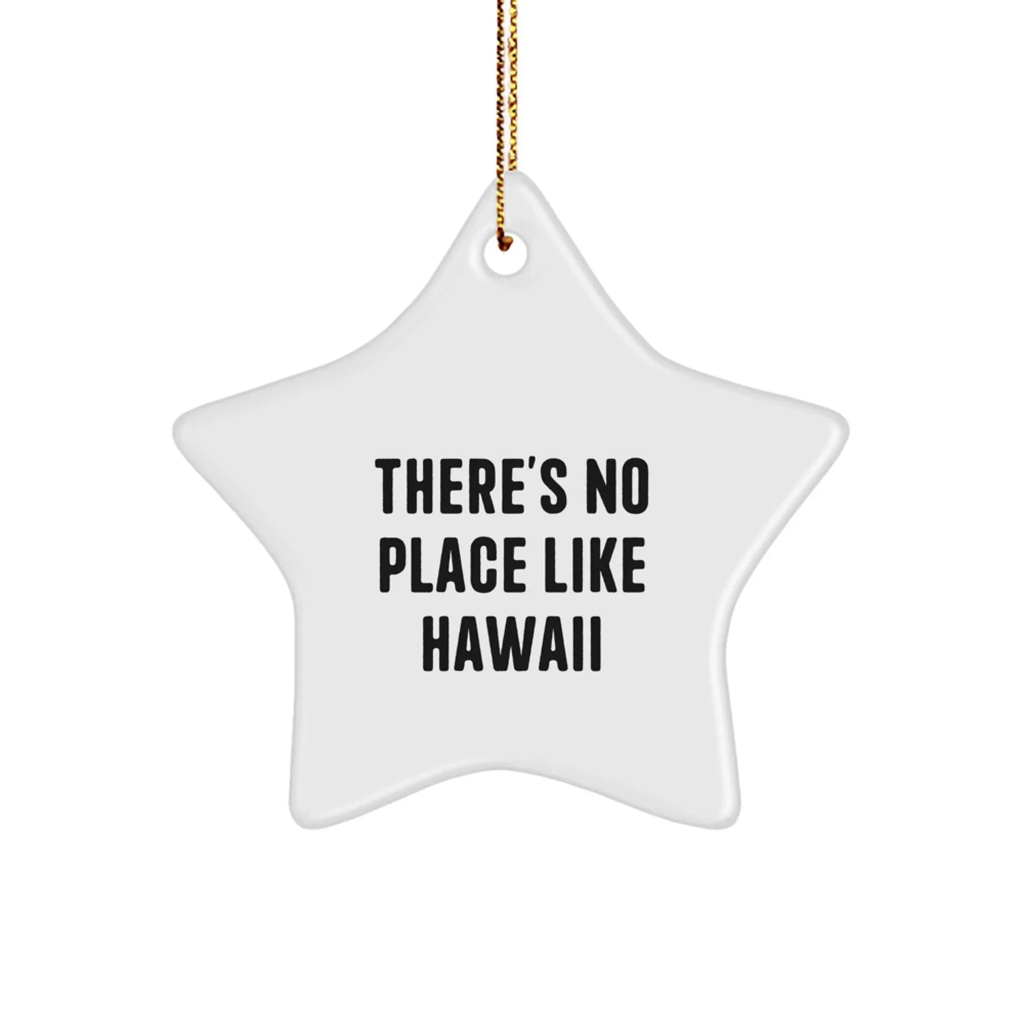 Funny Hawaii Star Ornament Gifts from Hawaii, Cute Star Shaped Decoration for Gifts for Family and Friends, Christmas Unique Gifts
