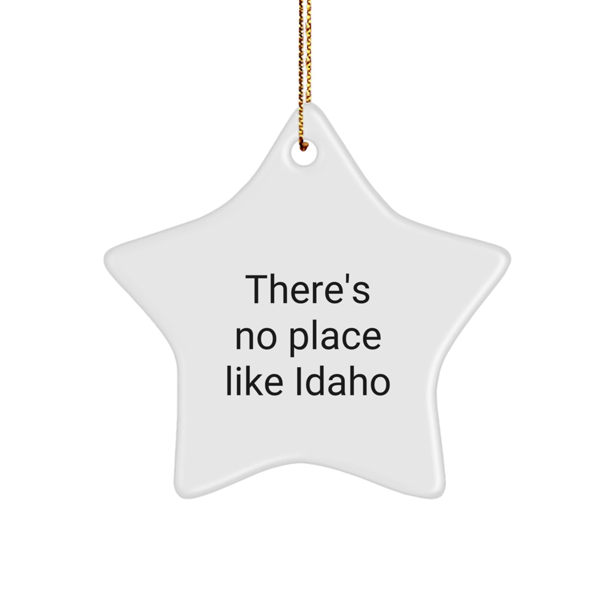 Idaho Star Ornament Gifts from Friends and Family for Christmas Unique Decorations There's No Place Like Idaho - Image 1