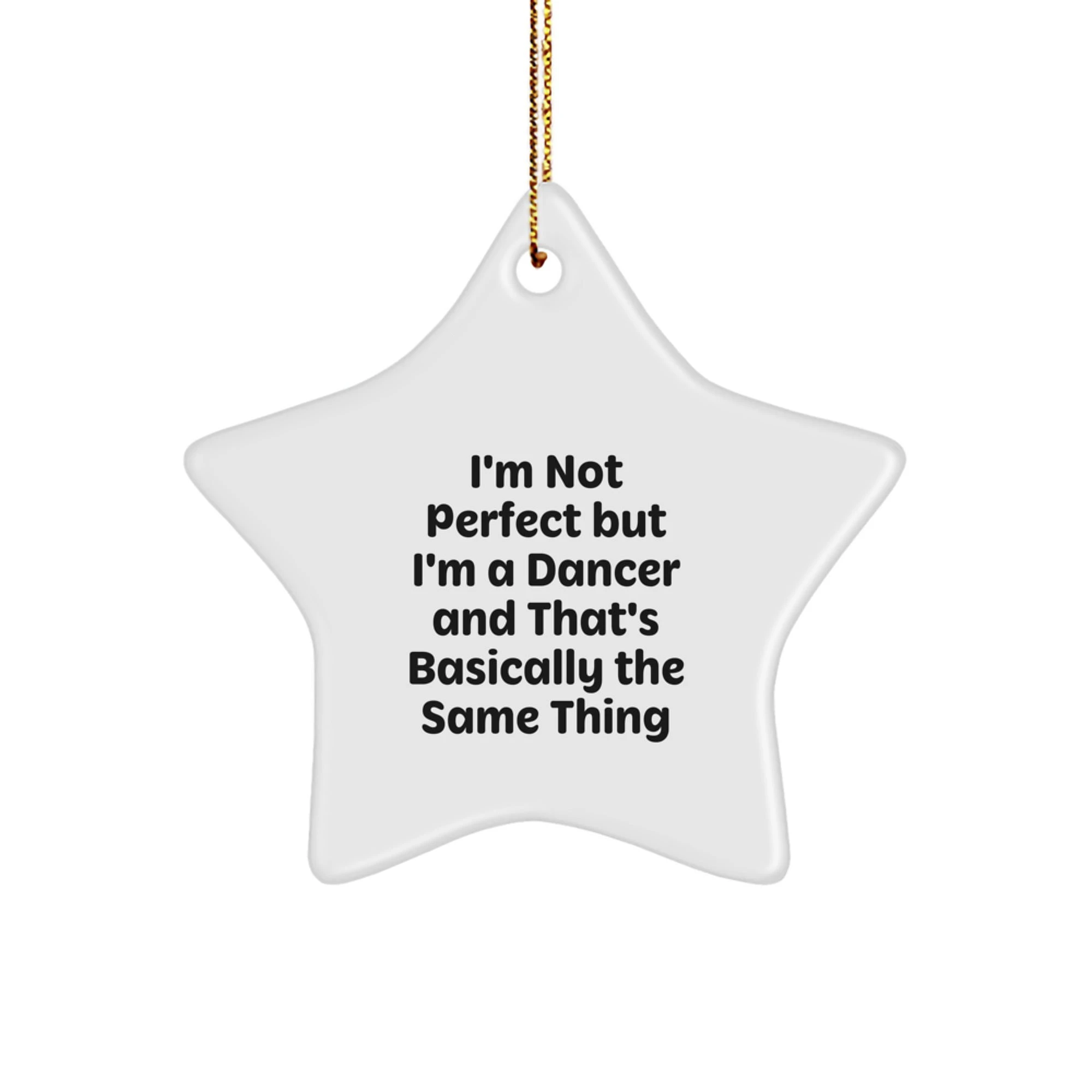 Funny Dancer Gifts from Family for Men, Women, Friends, and Coworkers - Christmas Unique Star Ornament