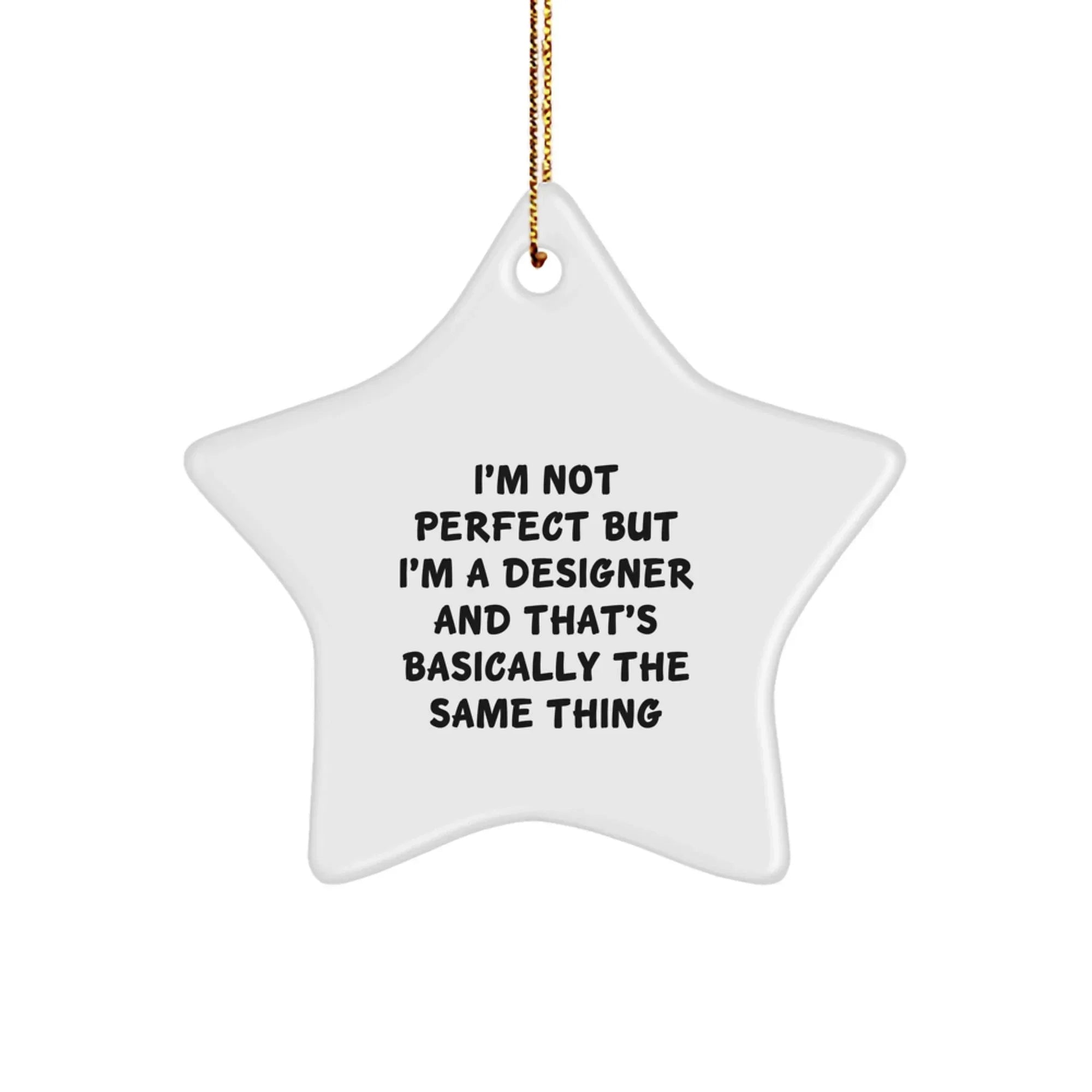 Funny Designer Star Ornament Gifts from Men for Men Friends - Designer Star Ornament Gift for Christmas Unique Gifts