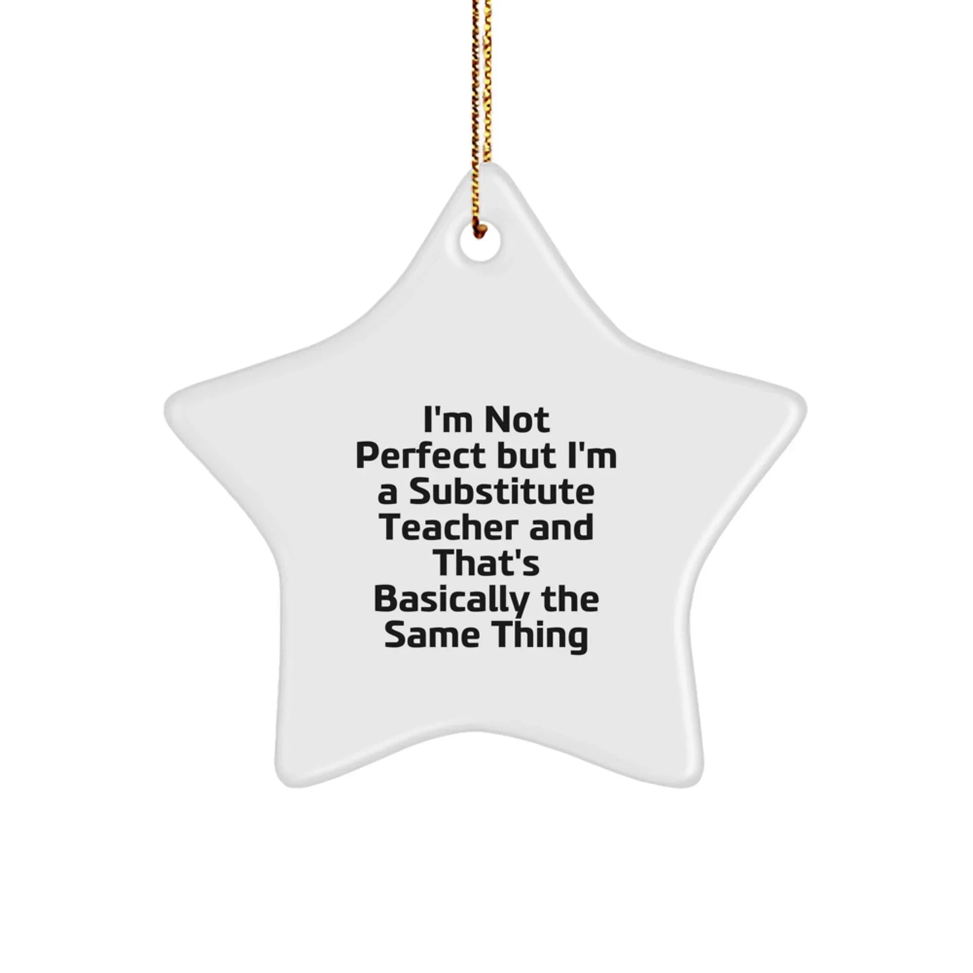 Funny Substitute Teacher Gifts for Christmas Unique Gifts from Coworkers, Funny Gifts for Substitute Teacher Men Women Friends Family