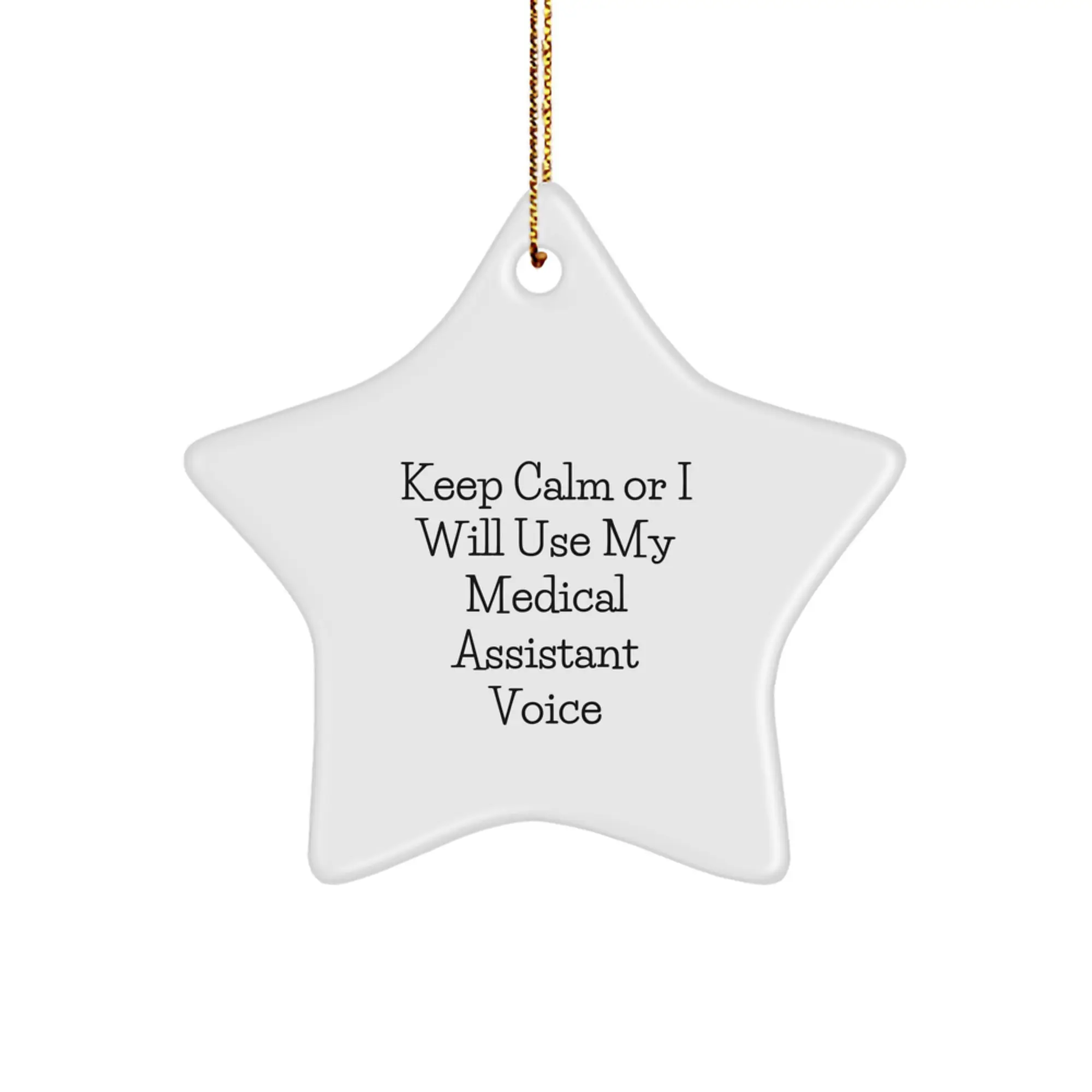 Medical Assistant Keepsake Christmas Ornament for Him Gift - Image 1