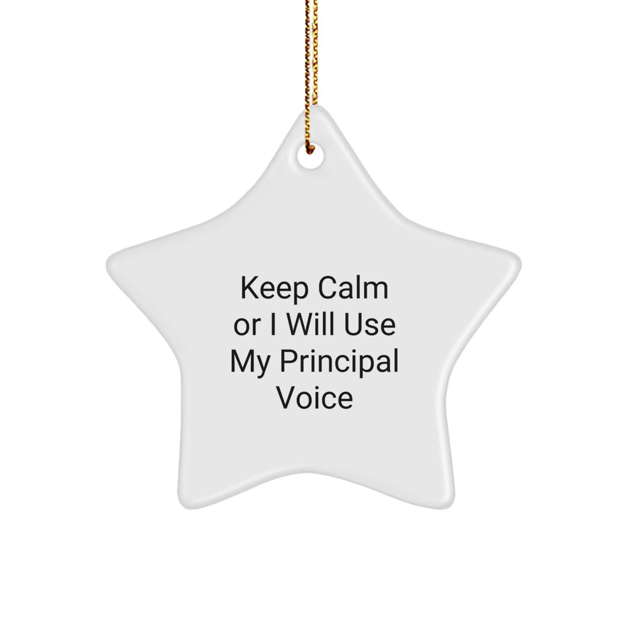 Principal Keepsake Christmas Ornament for Him Gift - Image 1