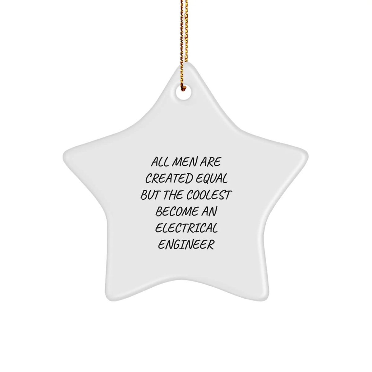Funny Electrical Engineer Christmas Ornament Gift for Friends Created - Image 1