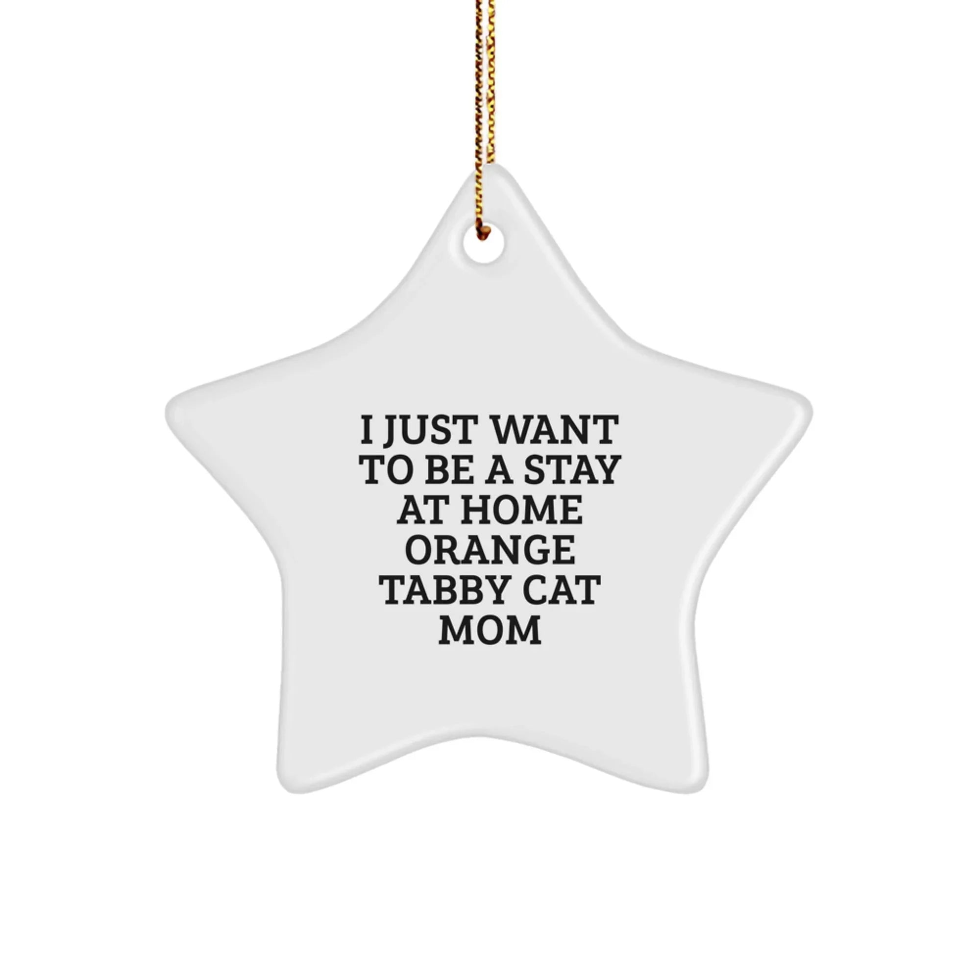 Funny Orange Tabby Cat Mom Gifts from Friends for Orange Tabby Cat Christmas