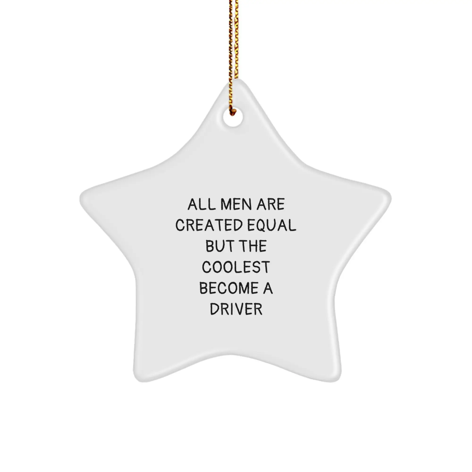 Driver Christmas Ornament Idea for Coworkers Gift - Image 1