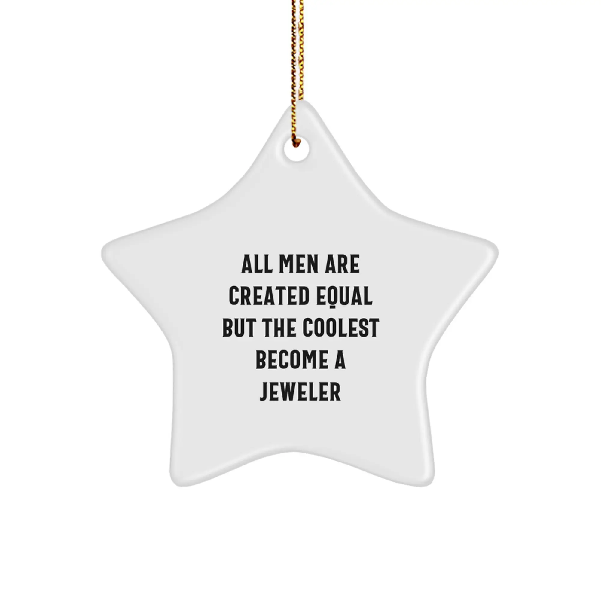 Jeweler Star Ornament Keepsake for Him Christmas Holiday Gift - Image 1