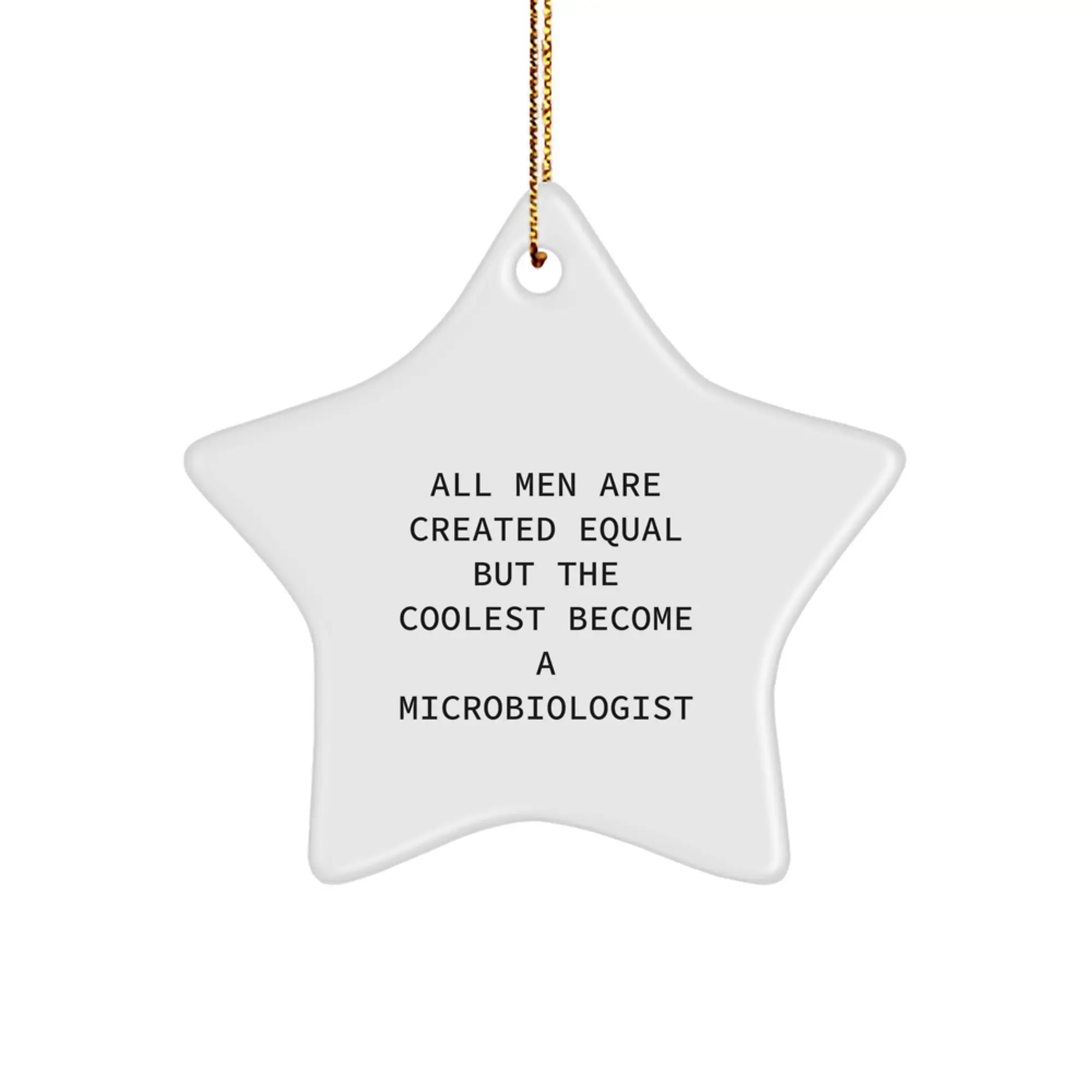 Microbiologist Christmas Ornament Keepsake for Him Gift - Image 1