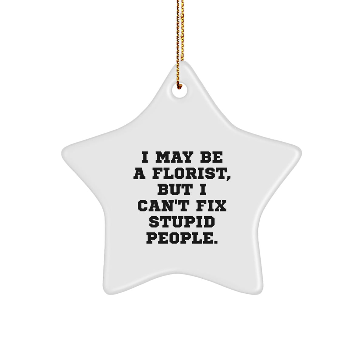 Florist Star Christmas Ornament Favorite for Kids Surprise Gift - Image 1