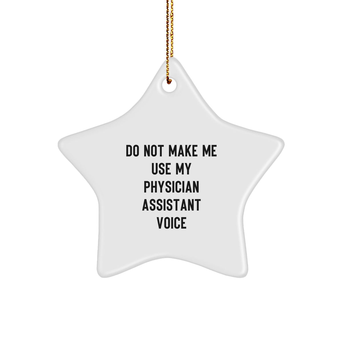 Physician Assistant Star Christmas Ornament for Family Surprise Gift - Image 1