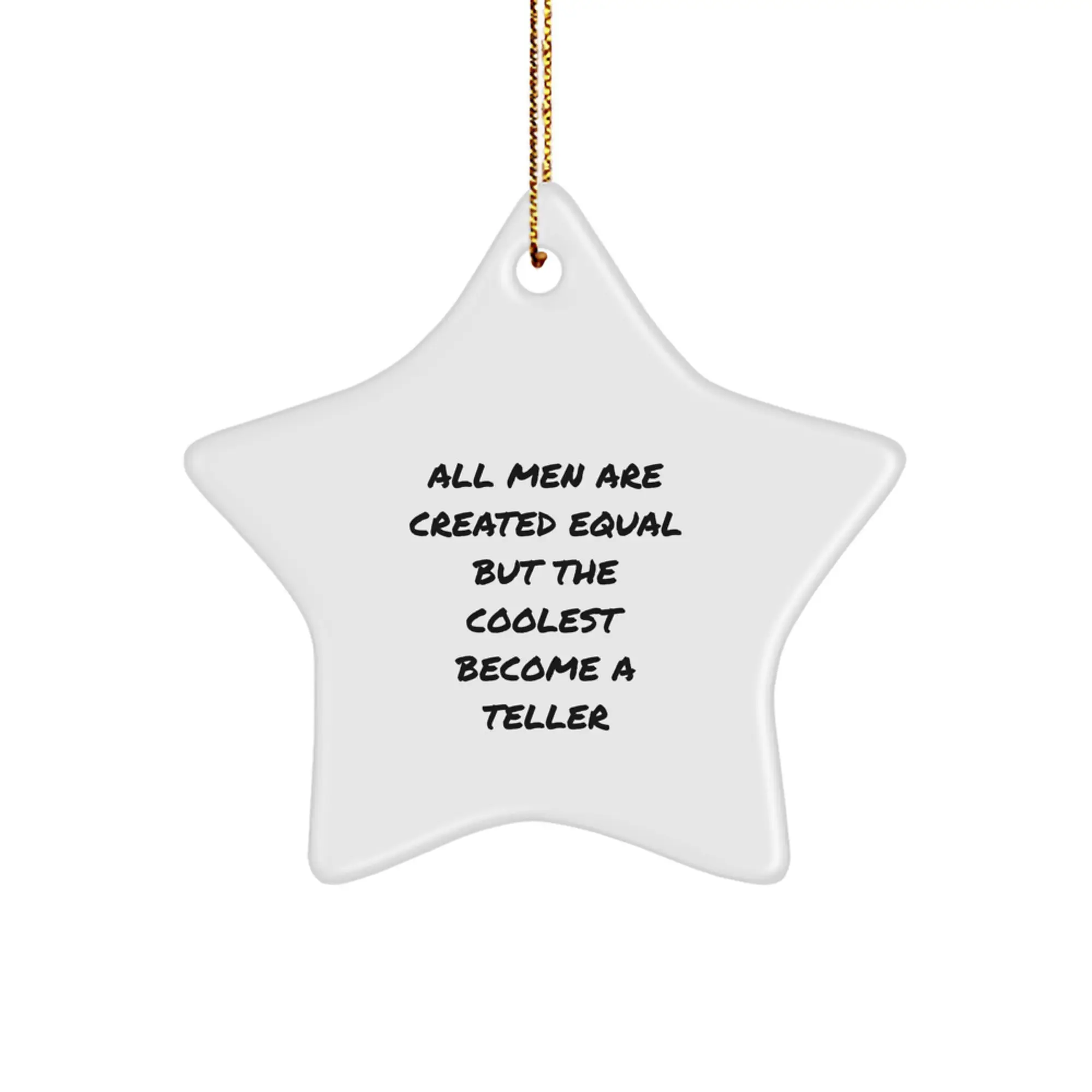 Novelty Playful Teller Christmas Star Ornament for Friends Gift - Image 1