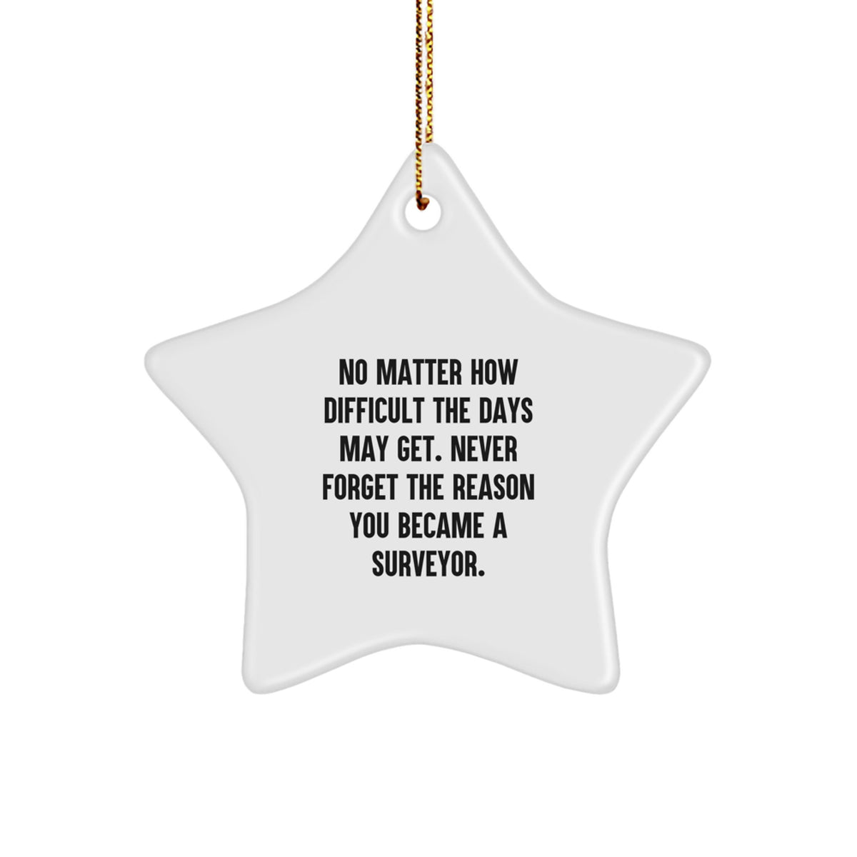 Christmas Ornament Gift for Coworkers Inspiring Surveyor Idea - Image 1