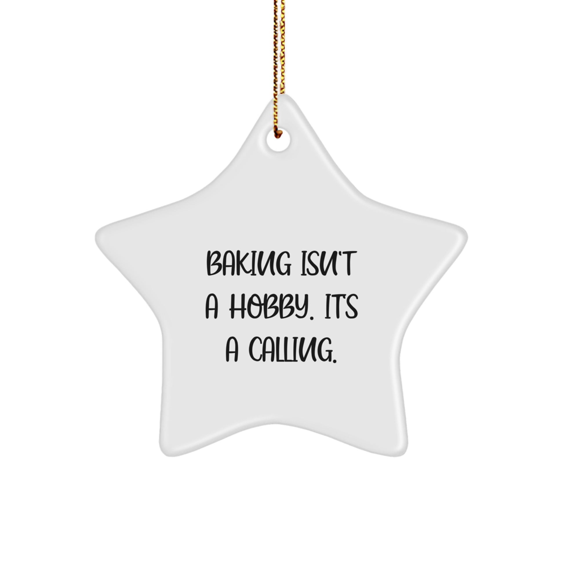 Funny Baking Gifts for Christmas, Star Ornament for Baking Enthusiast Friends, Gifts from Women to Family Baking - Image 1
