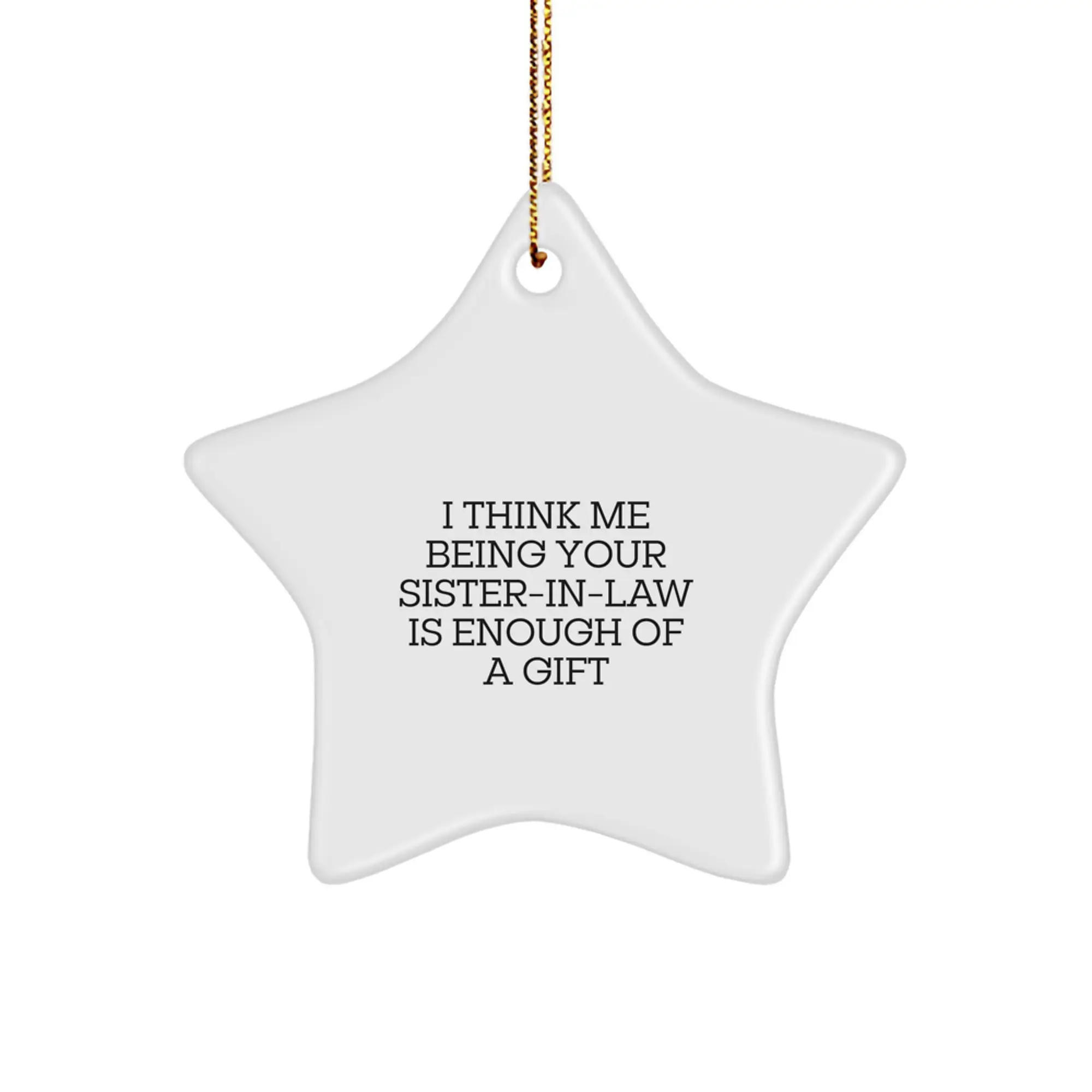 Sister-in-law Keepsake Holiday Christmas Ornament for Him Gift - Image 1