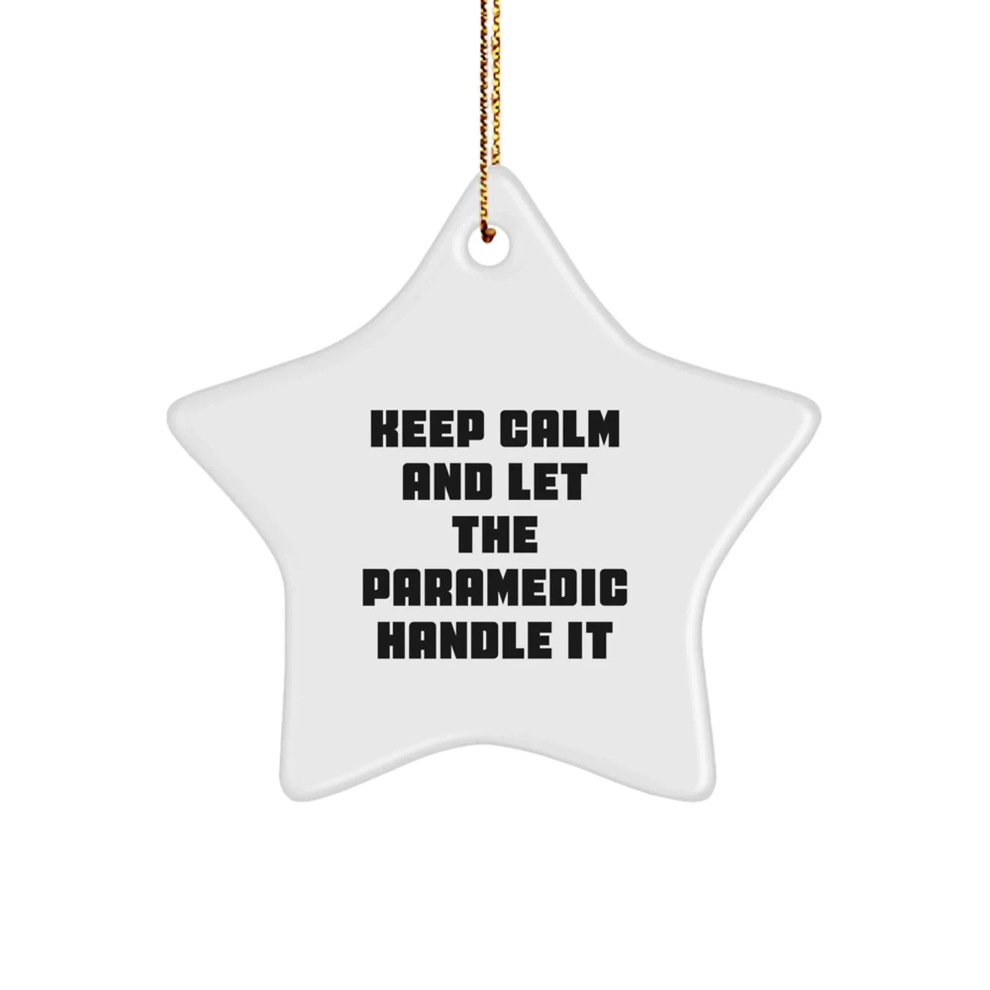 Funny Rescue Worker Gifts for Men Keep Calm and Let the Rescue Worker Handle Christmas Unique Gifts from Friends