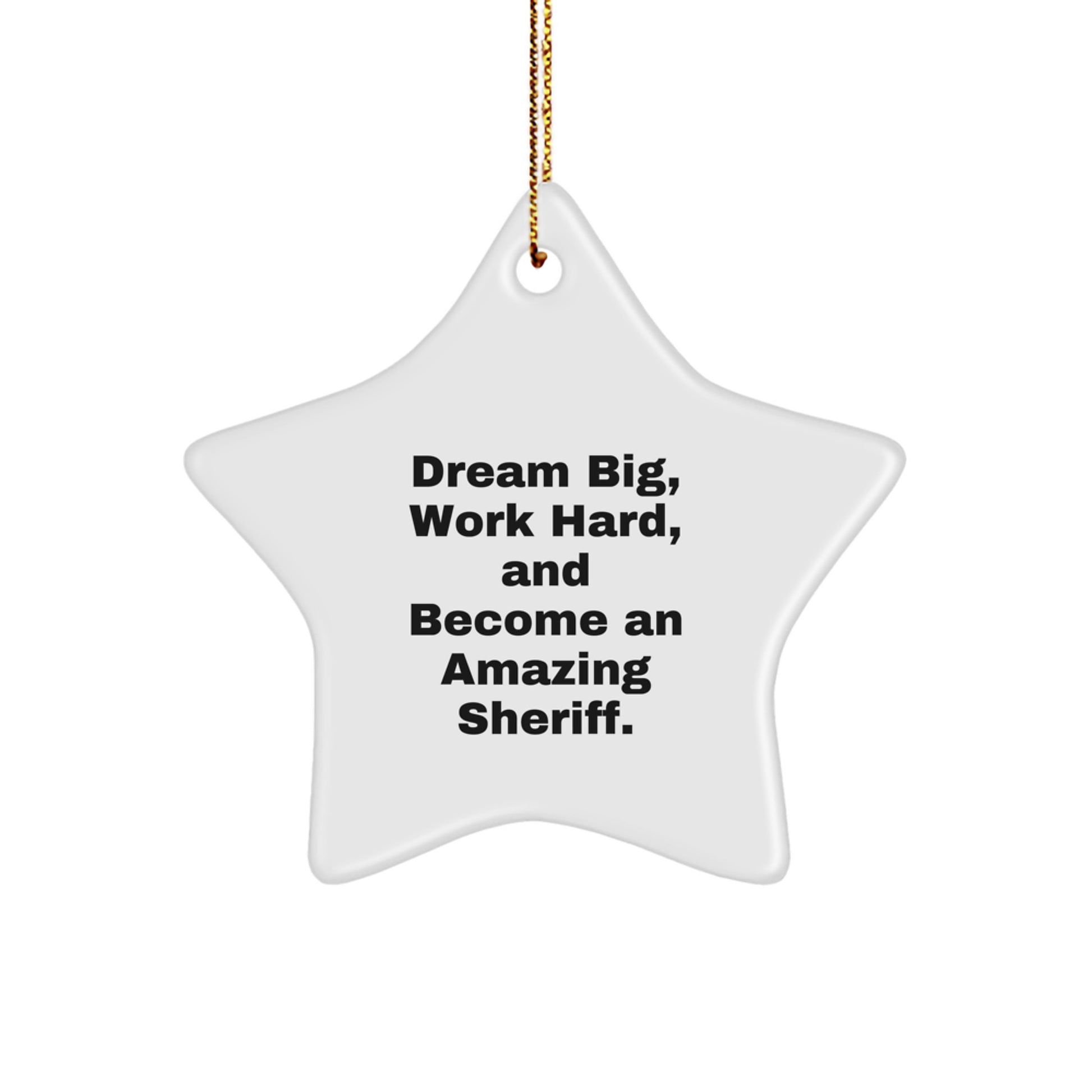 Funny Sheriff Gifts from Friends and Family - Gifts for Sheriff Christmas Unique Decorations - Image 1