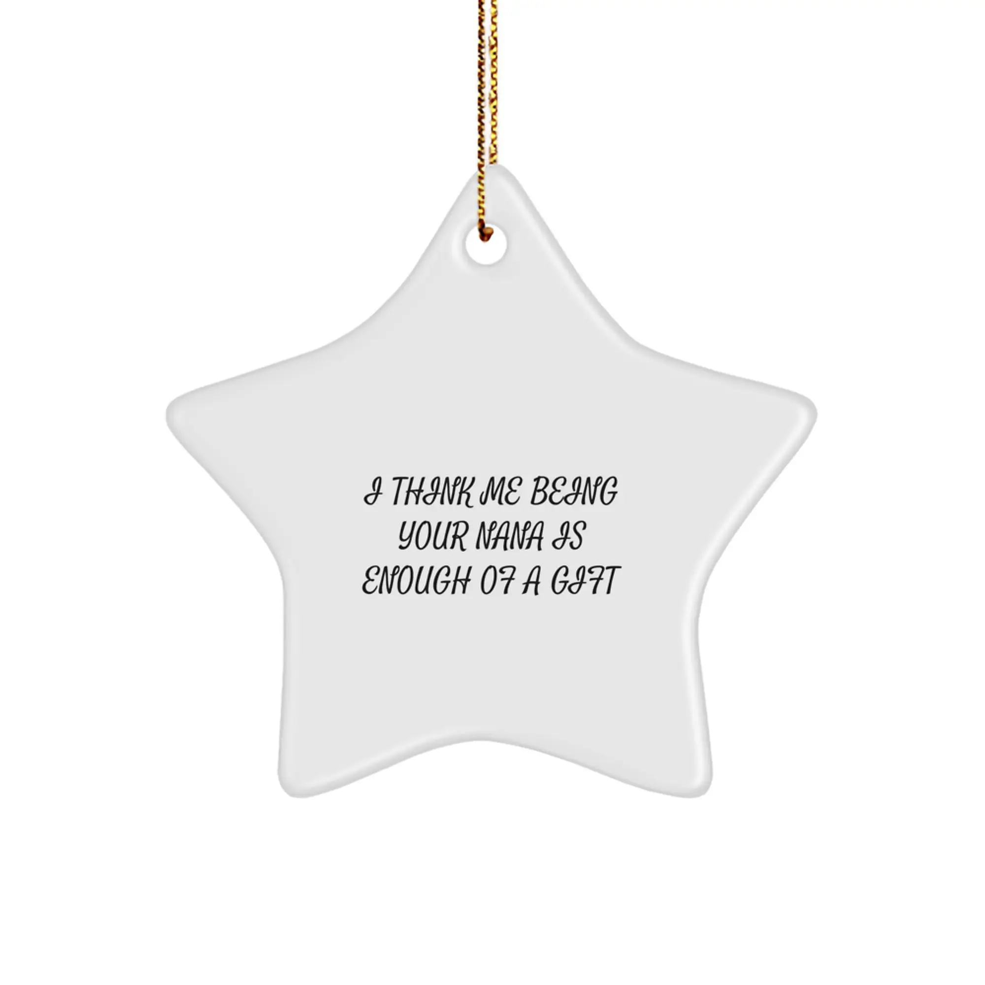 Nana Keepsake Christmas Ornament for Him Gift - Image 1