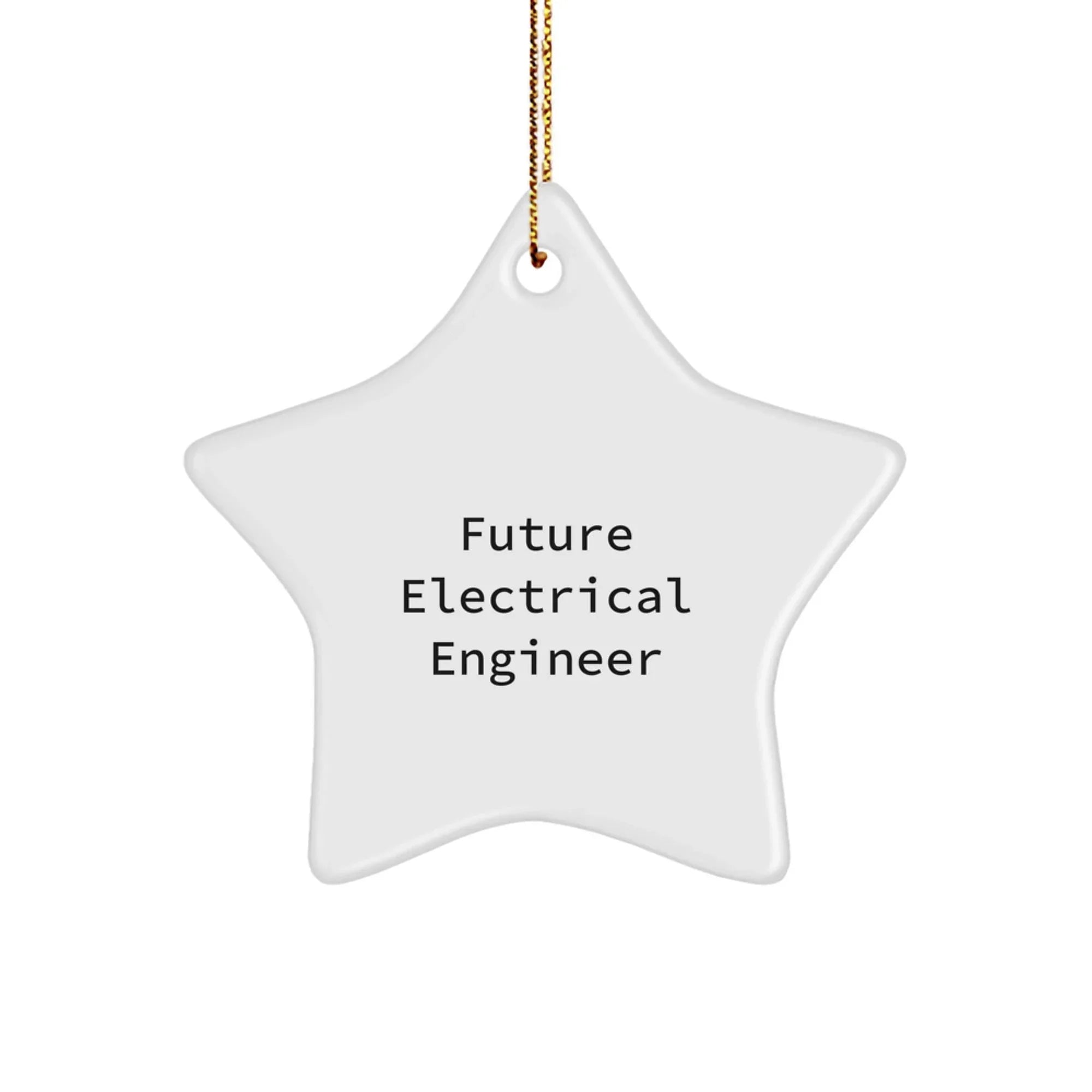 Funny Electrical Engineer Gifts for Men - Star Ornament for Future Electrical Engineer Friends Family