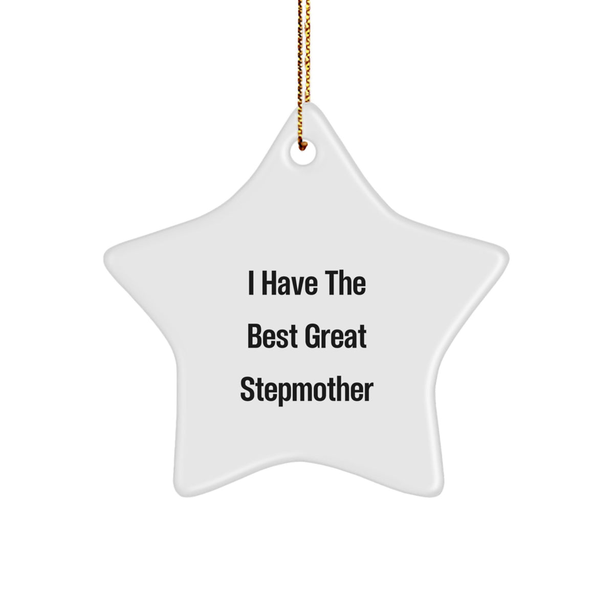 Stepmother Christmas Ornament Gift Treasured Star Keepsake for Family - Image 1