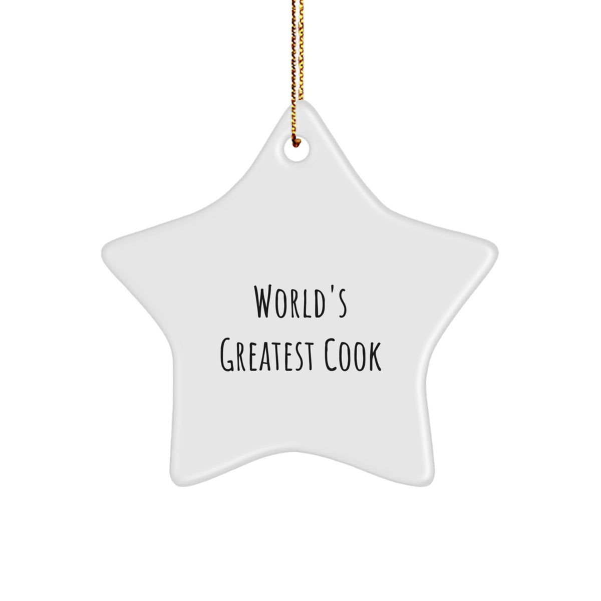 Christmas Gift Delightful Cook Star Ornament - Surprise for Teens - Image 1