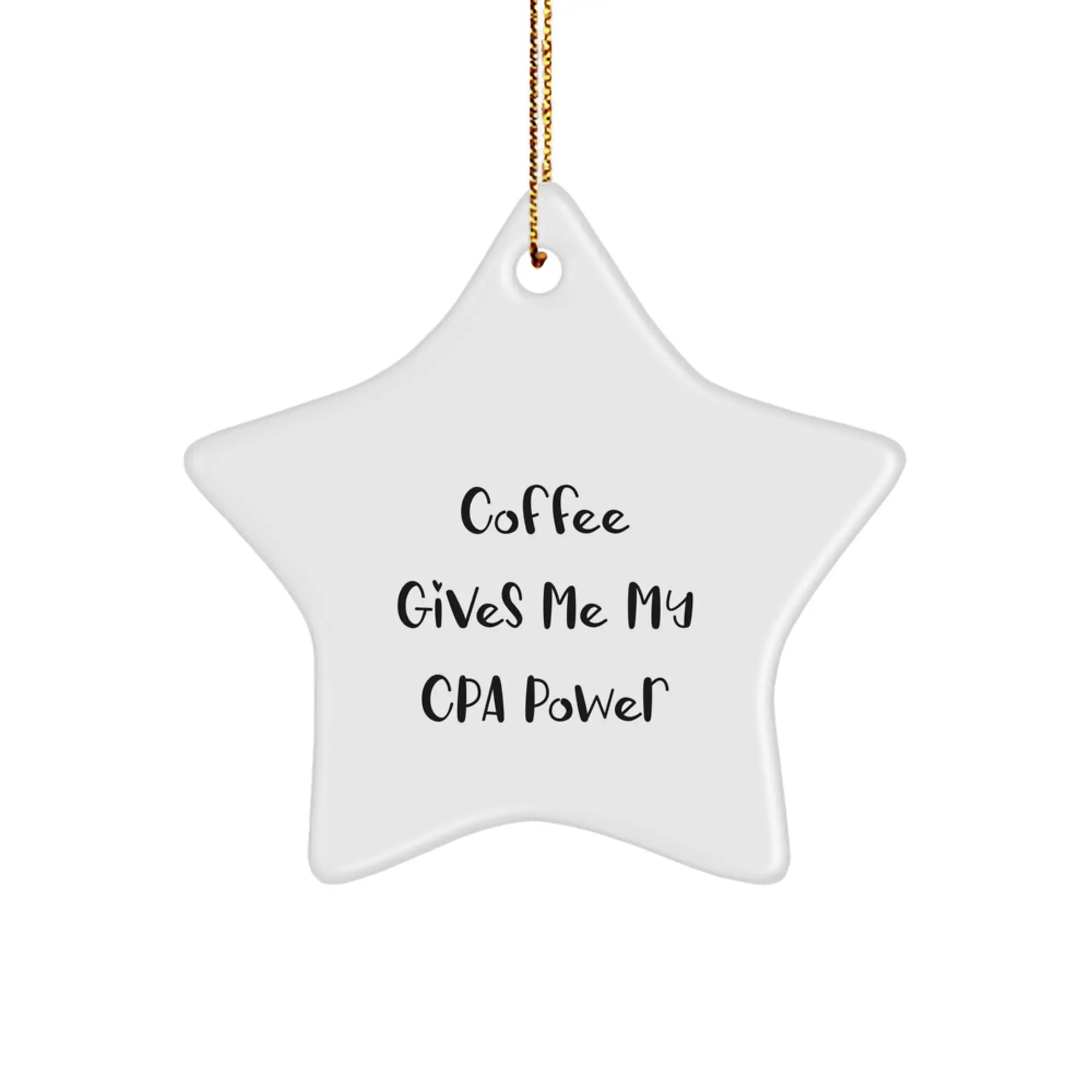 Funny CPA Star Ornament Gifts from Family for Men and Women Christmas Unique Presents - Image 1