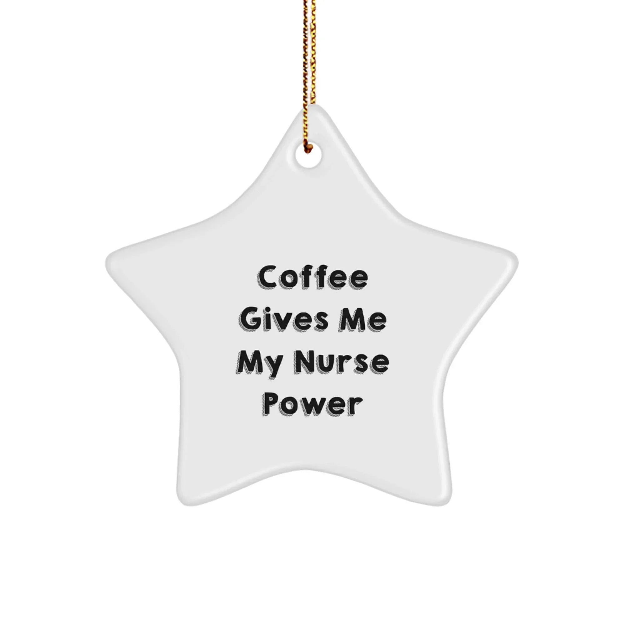 Funny Nursing Star Ornament Gifts from Family for Nurses This Christmas