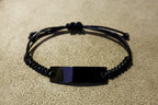 Stepson Handmade Engraved Braided Rope Bracelet - Always Follow your Dreams - Birthday, Christmas Holiday Jewelry Gift