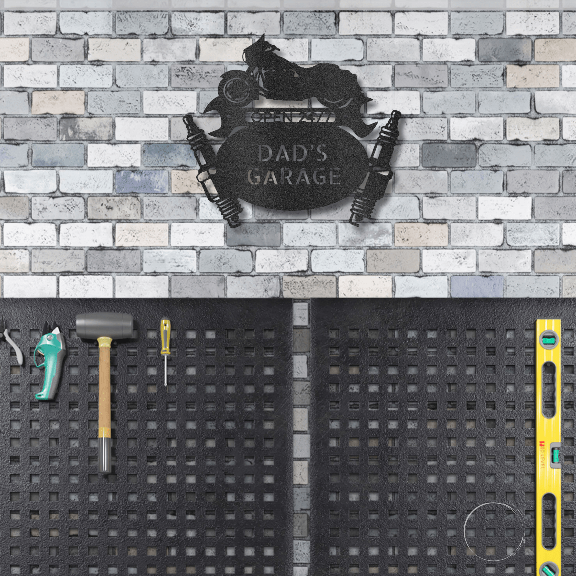 Street Glide Mechanic Personalized Motorcycle Biker Steel Wall Sign - Mallard Moon Gift Shop