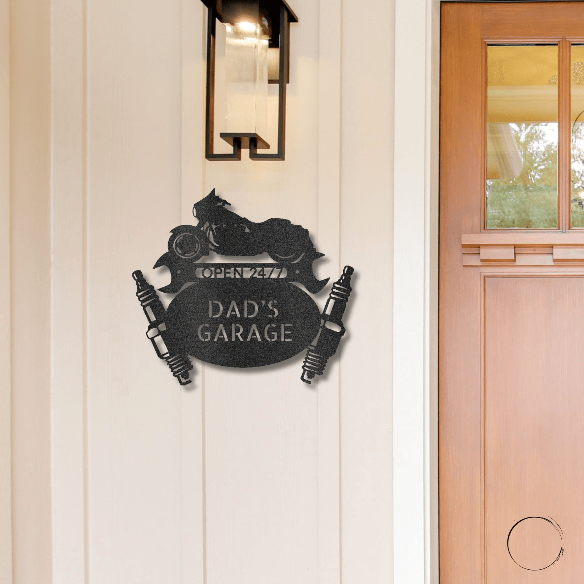 Street Glide Mechanic Personalized Motorcycle Biker Steel Wall Sign - Mallard Moon Gift Shop