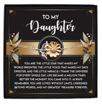 Daughter Sunflower Bracelet – Sterling Silver with 18K Gold-Plated Petals – Meaningful Gift for Birthday, Graduation, Christmas, or Special Occasions