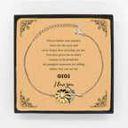 Sunflower Bracelet for Gigi Present, Gigi Always follow your dreams, never forget how amazing you are, Gigi Birthday Christmas Gifts Jewelry for Girls Boys Teen Men Women